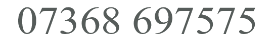 Call Us Today 07368 697575